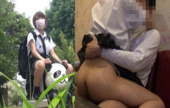 【露出撮影】短髪ＪＫがカラオケボックス内でハメ撮りＳＥＸ！小さなマ○コに肉棒をねじ込むと痙攣してイキまくりｗｗｗｗｗｗの画像