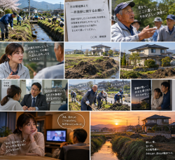 人間の業 ― 綺麗事の裏側（別版）：一斉清掃 ― 古い町と新しい住民の画像