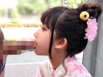 【無料 おためし エロ動画】なつき（19）女子大生 マジックミラー号 浴衣美女が恥じらいつつも生まれて初めて野球拳に挑戦！の画像