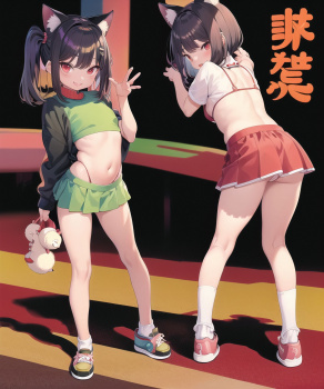 【二次】メスガキAI謎言語シリーズ画像【エロ】 その05の画像
