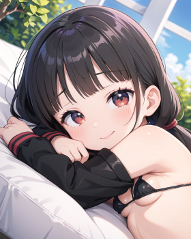 【二次】黒髪ツインテちゃん画像【エロ】 その10の画像