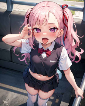 【二次】【顔射・ベロ射】口を開けてフェラ挑発してくるジュニアアイドルちゃん画像【エロ】 その30の画像
