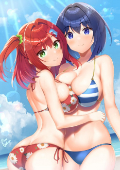 【非・微エロ】仲が良すぎるほほえま百合画像詰め合わせ その６の画像