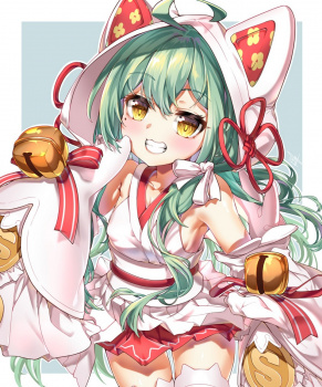 【非・微エロ】木曜日の緑髪美少女画像まとめ その２３９の画像