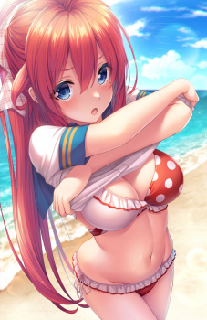 【非・微エロ】火曜日の赤髪・ピンク髪美少女画像まとめ その２６０の画像