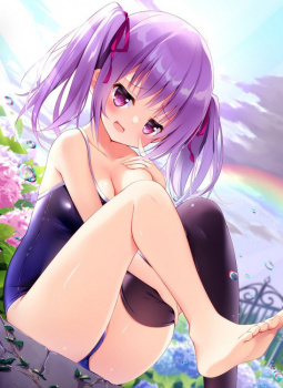【非・微エロ】日曜日の紫髪美少女画像まとめ その２６１の画像