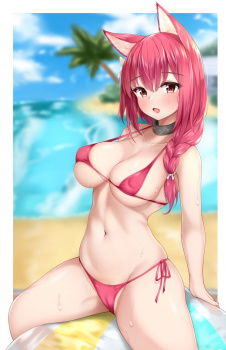【非・微エロ】色鮮やかな水着を身に着けた女の子の二次画像まとめ その２０の画像