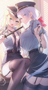 【非・微エロ】今日も職務に邁進中！ポリス・警察官コスな女の子画像まとめ その３の画像