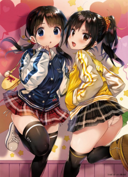 【非・微エロ】絶対領域で魅せるカワイイ脚部！ニーソックス美少女画像まとめ その９の画像