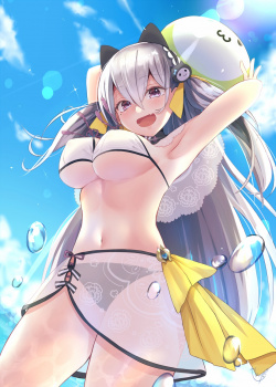 【非・微エロ】色鮮やかな水着を身に着けた女の子の二次画像まとめ その２７の画像