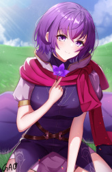 【非・微エロ】日曜日の紫髪美少女画像まとめ その277の画像