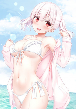 【非・微エロ】色鮮やかな水着を身に着けた女の子の二次画像まとめ その３４の画像