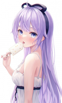【非・微エロ】日曜日の紫髪美少女画像まとめ その１０８の画像