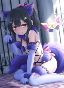 【非・微エロ】可愛いすぎるにゃんにゃんポーズの猫耳美少女まとめ その５の画像