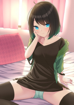 【非・微エロ】木曜日の緑髪美少女画像まとめ その１０８の画像