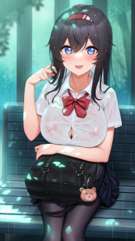 【非・微エロ】月曜日の黒髪美少女画像まとめ その１０９の画像