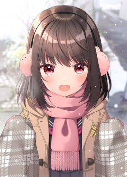 【非・微エロ】マフラーを巻いたぽかぽか美少女画像まとめ その６の画像