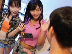 【天然美月 久留木玲】可愛い顔してSEX大好きな美少女お嬢さんが二人掛りで3Pセックス！の画像