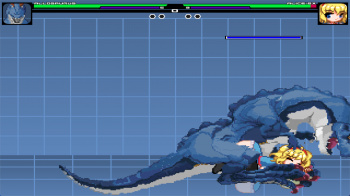 mugen Allosaurus vs アリス・マーガトロイドの画像