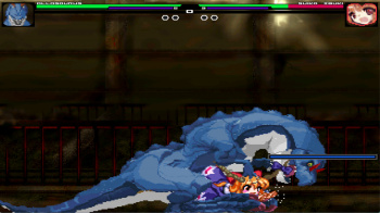 mugen Allosaurus vs 伊吹萃香の画像
