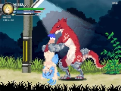 ミリア戦記DX リザードマンに足舐めされるアクアの画像