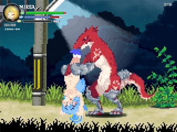ミリア戦記DX リザードマンに足舐めされるアクアの画像