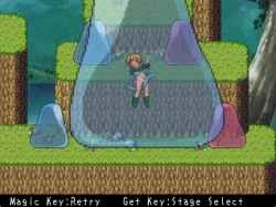 ククリの冒険 敗北 1st ボス戦で赤スライムに敗北の画像