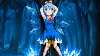 [2次AI動画] 縛られ漏らしてしまうチルノちゃん！の画像