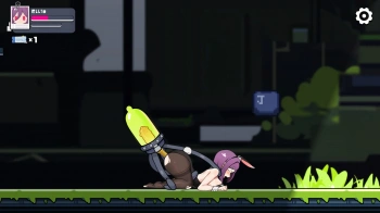 バニーガールの奇妙な異星アドベンチャー 浮遊ディルドの画像