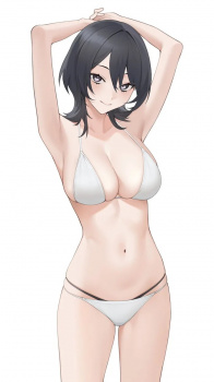 【画像】夏に見たいエッチすぎる水着の、二次女の子イラストがこちらの画像