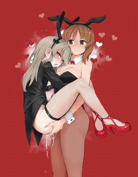 【画像】精液でドロドロにしてる、ふたなり女の子のエロ画像の画像