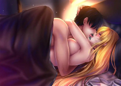 【画像】「このまま中に出していいよ❤︎」あまあまエッチしてる、最高に抜けるイラスト集の画像