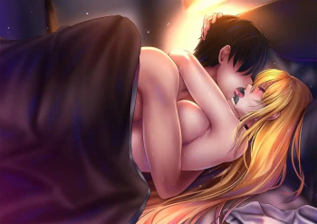 【画像】「このまま中に出していいよ❤︎」あまあまエッチしてる、最高に抜けるイラスト集の画像