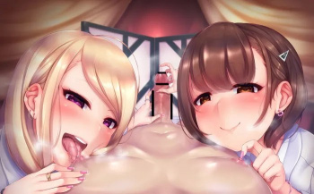 【画像】複数の女の子から責められる、ハーレム系の抜けるエロイラストまとめの画像