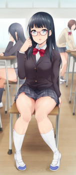 【画像】メガネ女子好き必見の、最高に可愛い二次元女の子エロ画像まとめの画像