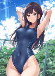 【画像】露出度が半端ない、エロすぎる水着の女の子の画像