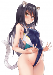 【画像】性欲にまかせて種付交尾したい、けもの耳女の子の可愛いエロイラストがこちらの画像