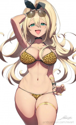 【画像】ギャルの女の子キャラのイラスト、マジでエッチすぎるの画像