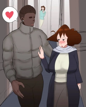 小山むさえ｢お゙っ♥ア゙っ♥オ゙っ♥イックっ♥｣みさえをナンパしてきた黒人とヤりたいむさえがみさえになりすましデカチンを懇願ww【クレヨンしんちゃん エロマンガ 】の画像