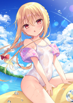 【白水着】スク水・ビキニ・ワンピースを着た女の子の二次萌え画像part2の画像