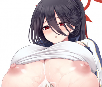 巨乳美少女のおっぱいでパイズリしてもらう二次エロ画像part1の画像