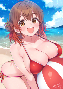 【二次元】水着・ビキニ姿の美少女達のエロ画像part1の画像