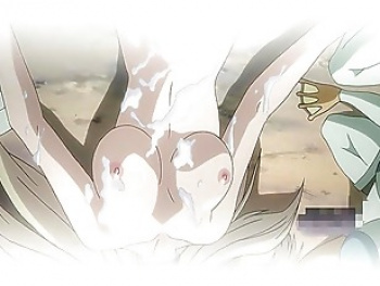 【アニメエロ】こんな可愛い白髪美人のロリ女の子を複数人の男に囲まれて無理やりナカ出し♡の画像