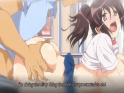 【アニメエロ】【ちかん】隠れ痴女を電車内で見つけて犯す鬼畜!!えろボディの女の子校生をバックで突いてたっぷりなか出し!!の画像