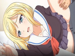 【アニメエロ】【バック】生意気な金髪女の子校生を強欲ちんぽでガンガン犯すスケベおっさん!!問答無用で濃厚精液ナカ出し!!の画像