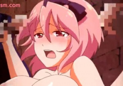 【アニメエロ】幼い薬屋ちゃんがオークに無理やりチンコをしゃぶらされて犯されちゃう♡の画像