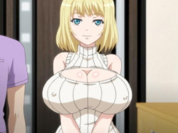 ［すけアニ］金髪外人の規格外たわわなおっぱいｗｗｗ爆乳巫女のコスプレでおっぱいを揺らしながらなか出し濃厚セックスｗｗ【片田舎に嫁いできた○シア娘とHしまくるお話 】の画像