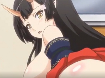 ［すけアニ］大好きな教師に迫っておちんぽ欲しがる淫乱鬼っ娘女子校生ちゃんがうっとりしながら生挿入交尾♡の画像