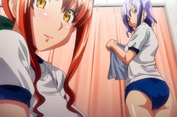 食い込むブルマと乳首ビンビンの体操服…姉妹で弟チンポを奪い合う生ハメのハーレム姦でどっぷり膣内射精?の画像