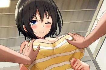 美少女の豊満なオッパイを揉みしだき！敏感乳首を摘みあげベロンベロン愛撫！子宮ガン突きのイチャラブSEX?の画像